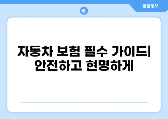 내 차, 어떻게 구입할까? | 차량 구매 가이드, 신차 vs 중고차, 할부 vs 현금, 자동차 보험